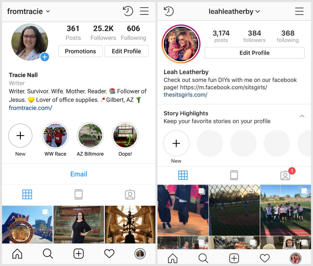 Instagram Profile Screenshot - Android and iOS