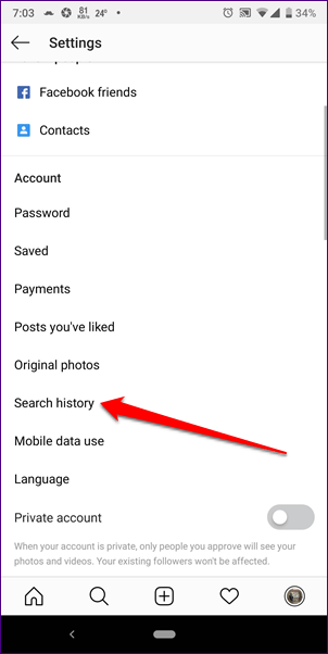 Clear Instagram Search History Permanently 2