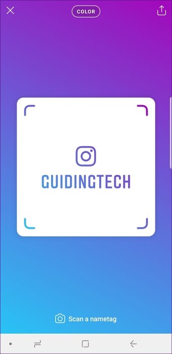 Instagram Nametag 1